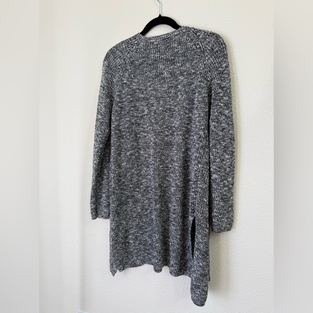 525 America Revolve Designer Gray Knit Open Long Cardigan Women’s Size Medium - Picture 7 of 8